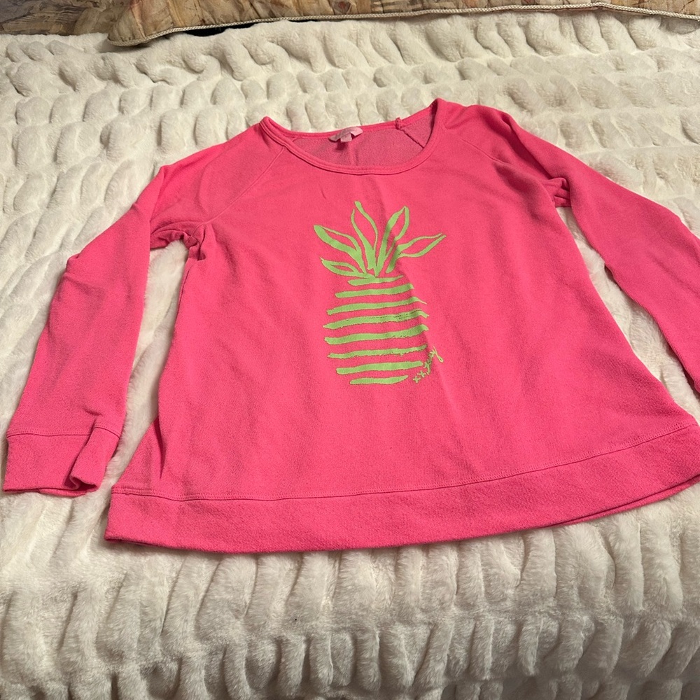 Lilly Pulitzer Vibrant Pink Knit Top